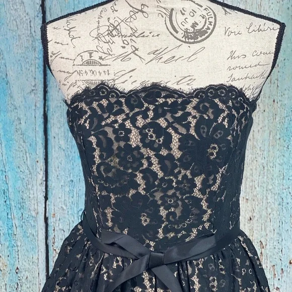 ROBERT RODRIGUEZ Target EUC Black Lace Cocktail Dress - Picture 12 of 16